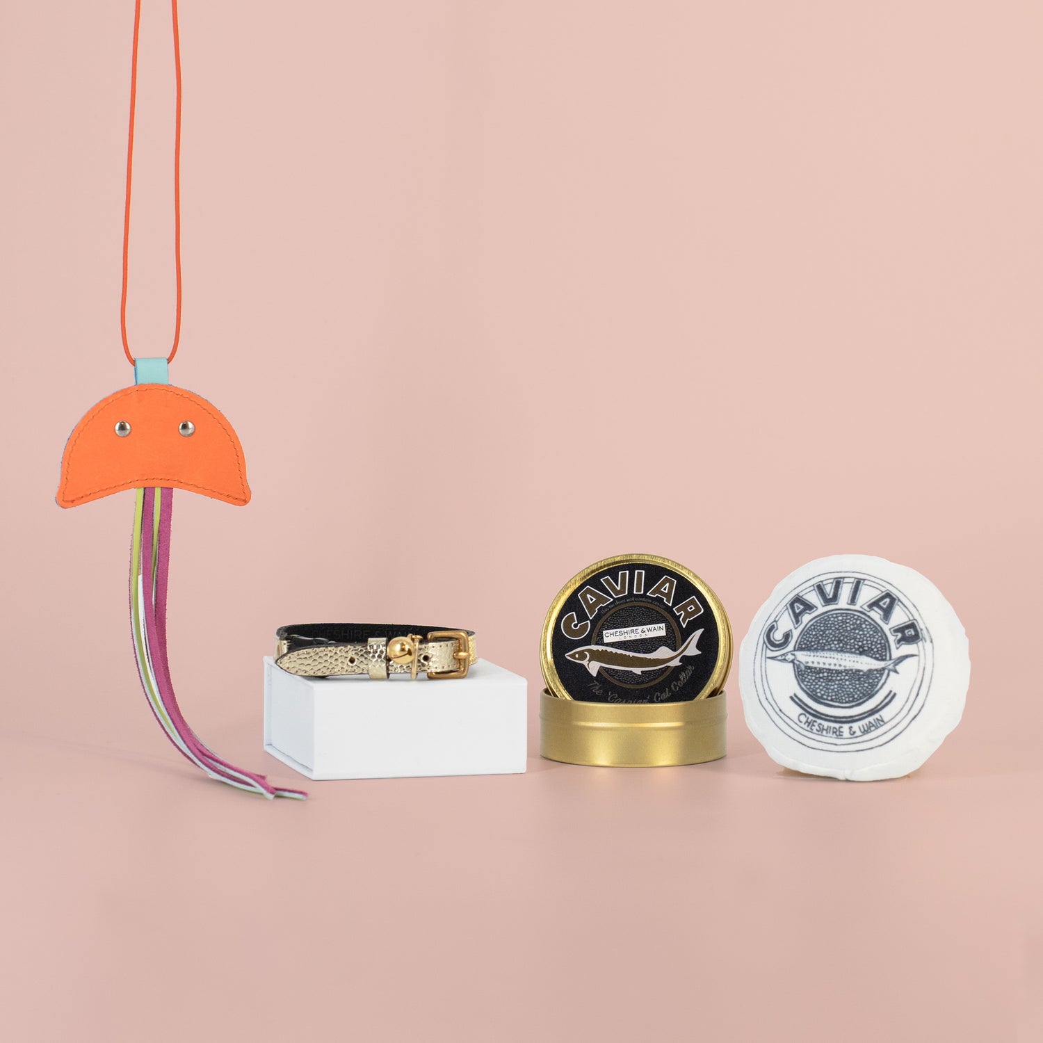 The Good Pet Home Cat Toy & Collar Set