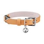 Leather cat collar