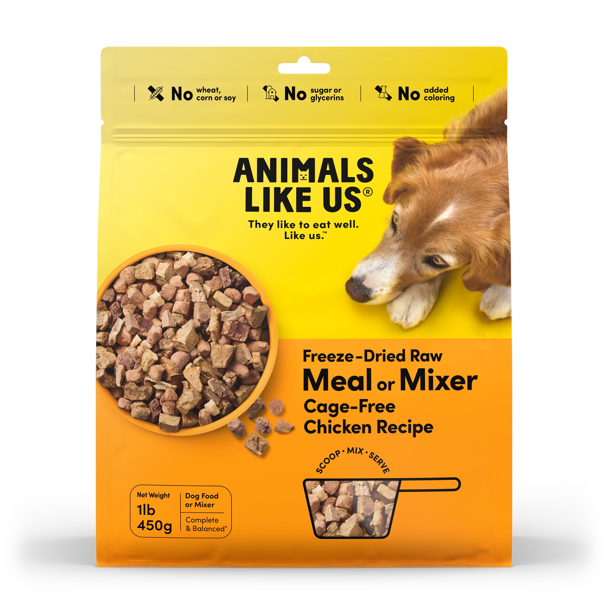 Animals Like Us Meal Mixer Cage-Free Chicken