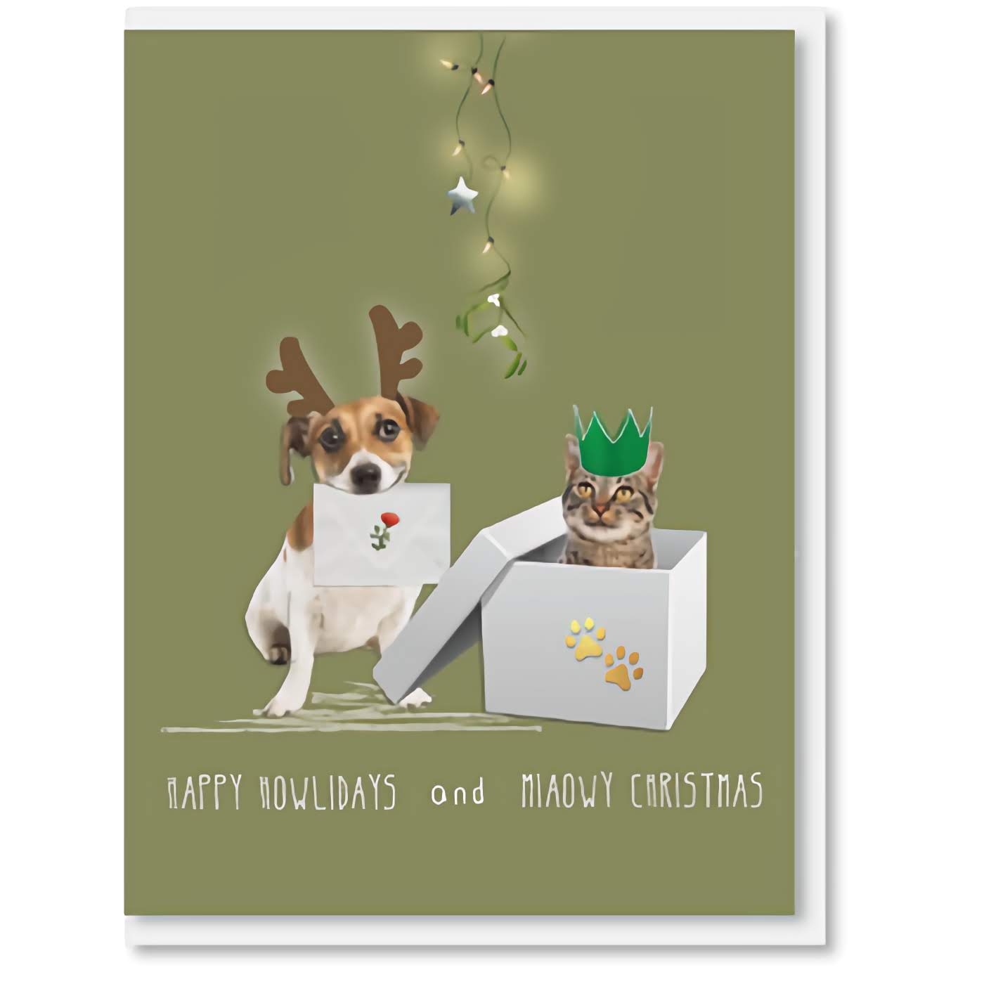 Happy Howlidays Cat and Dog