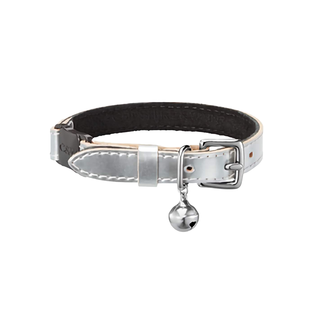 Leather cat collar