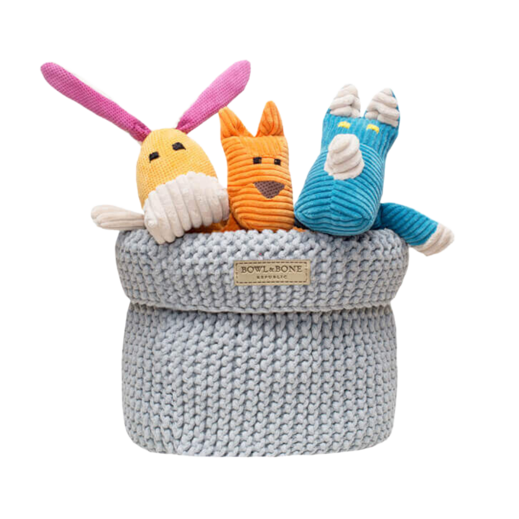 Dog toy basket