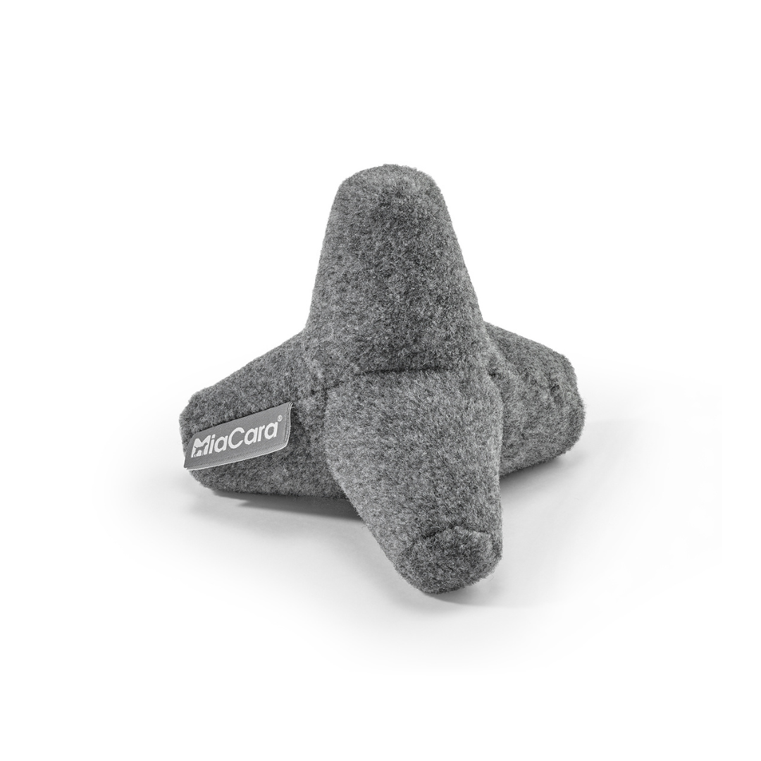 MiaCara Quattro Dog Toy Mottled Grey