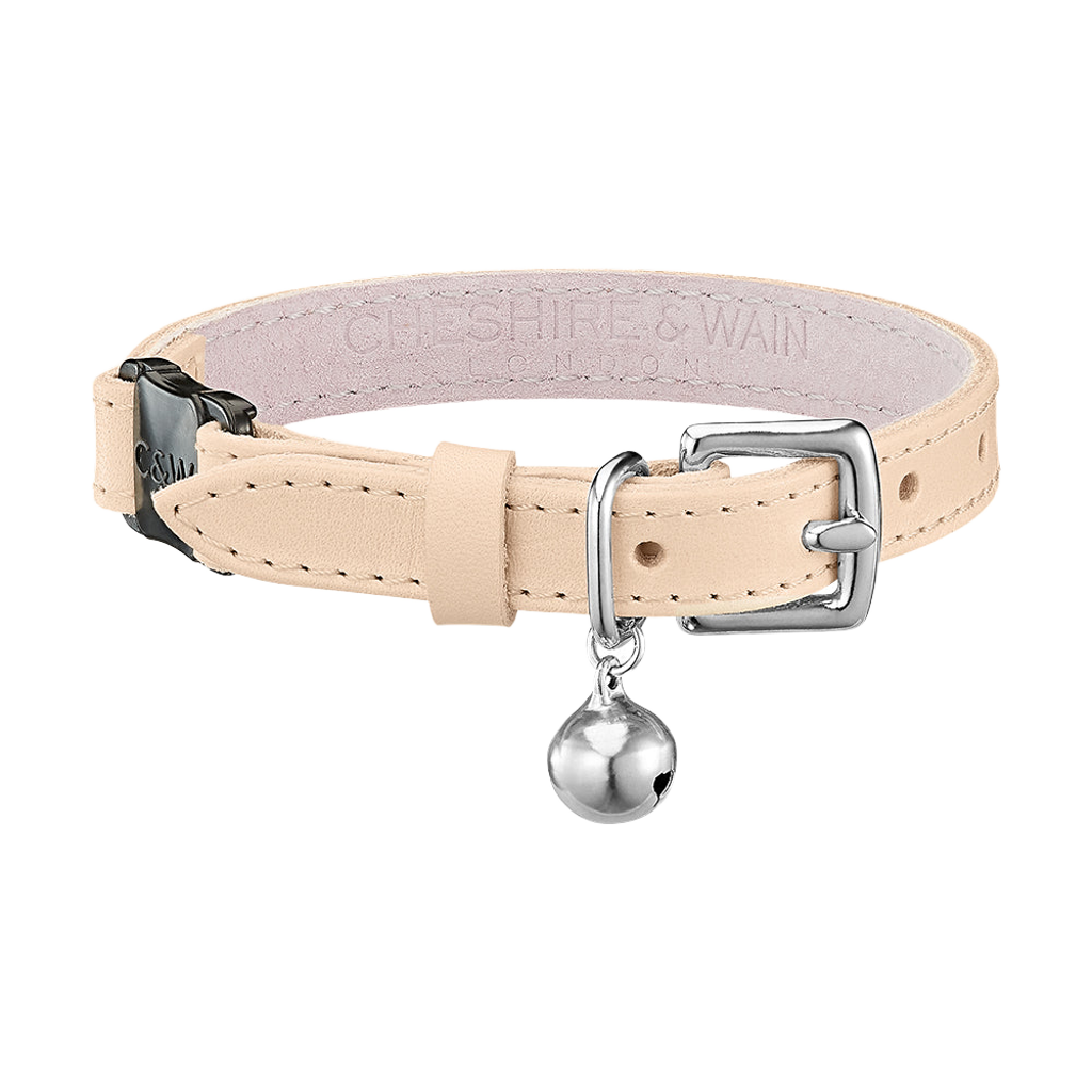 Leather cat collar