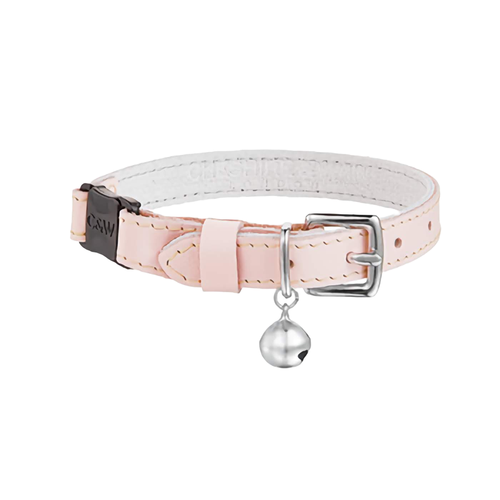 Leather cat collar