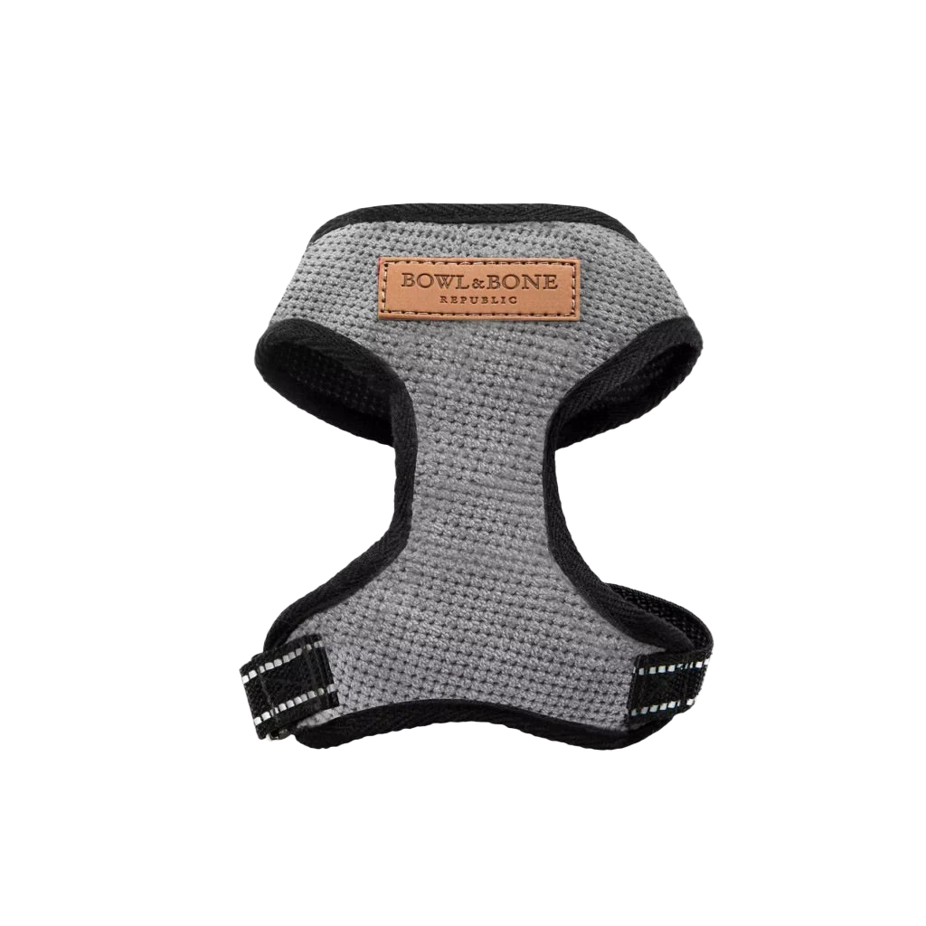 dog harness grey