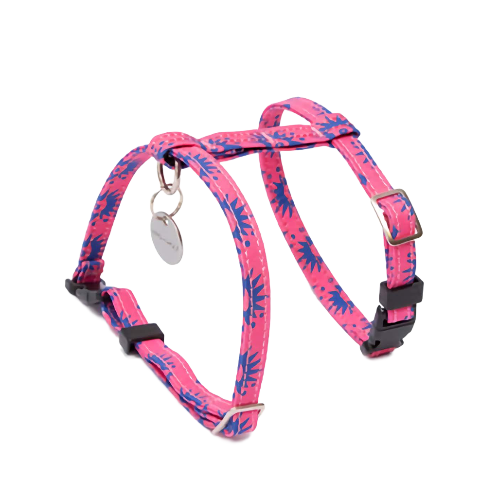 blue and pink