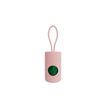 pink poop bag holder