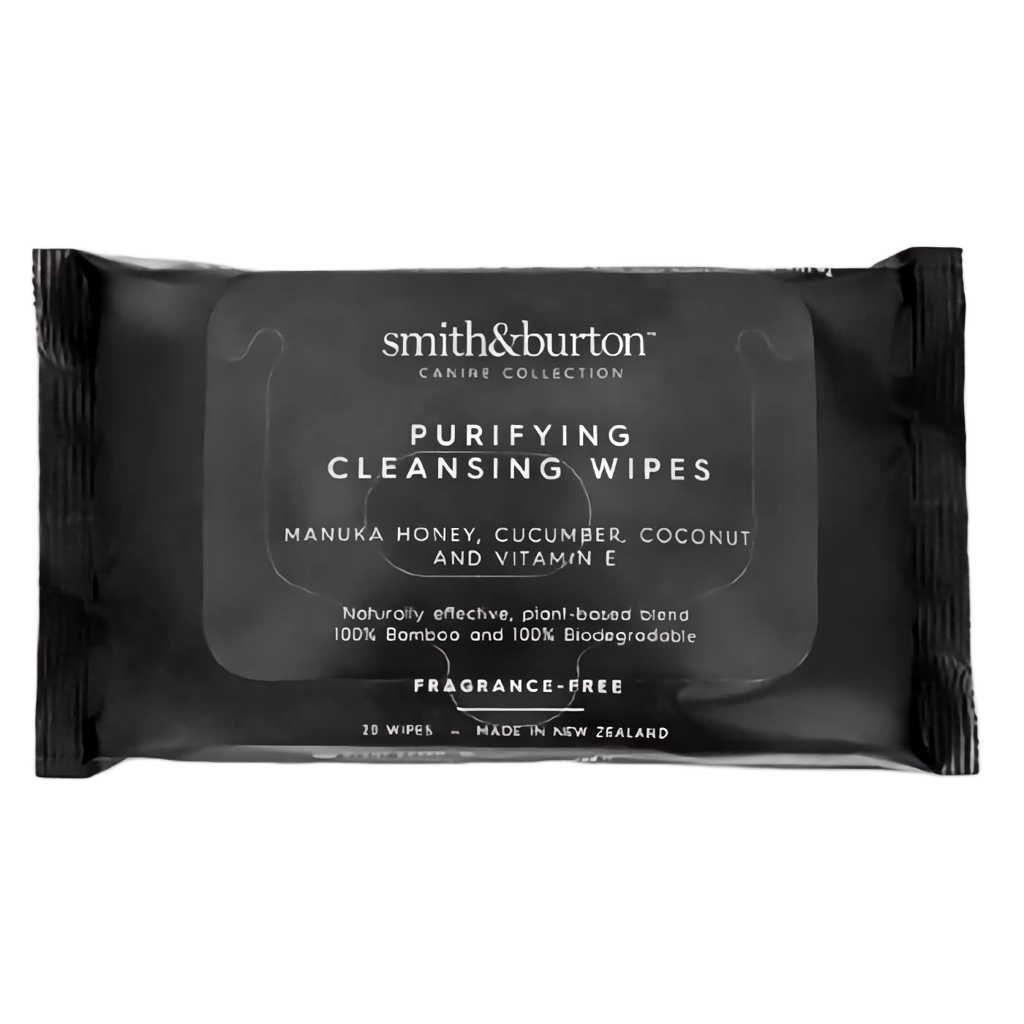 Purifying cleansing pet wipes