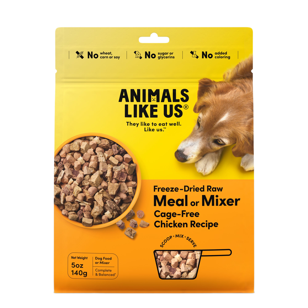 Animals like us dog food