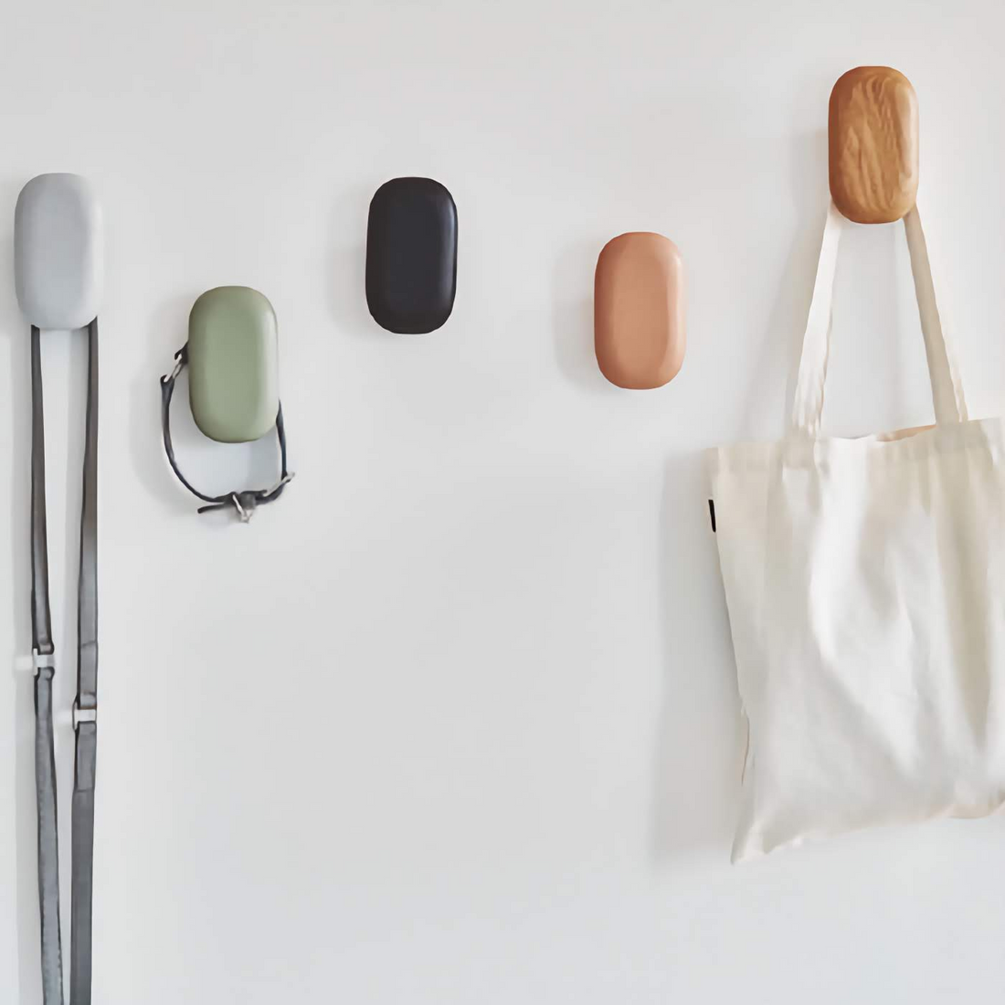 Gemma Wall Hook - Oak Black