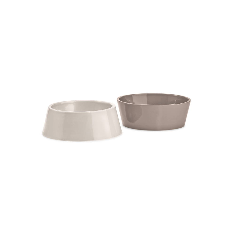 MiaCara Doppio Nougat Dog Bowl