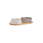 MiaCara Doppio Nougat Dog Bowl