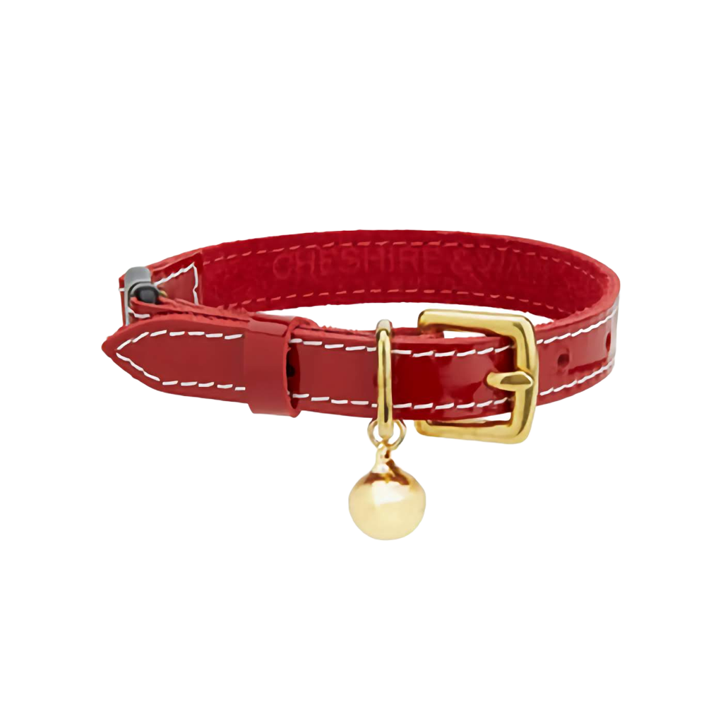 Leather cat collar