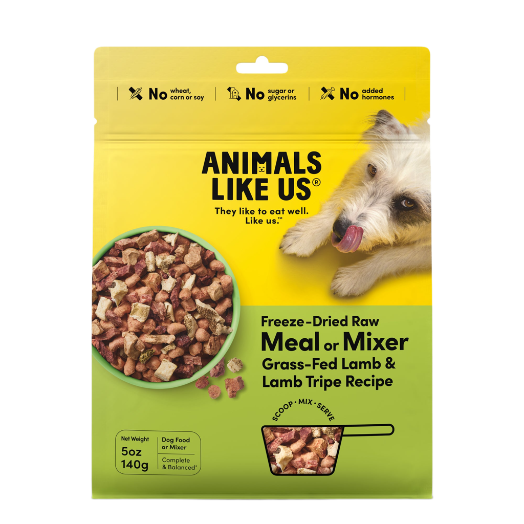 Animals like us dog food
