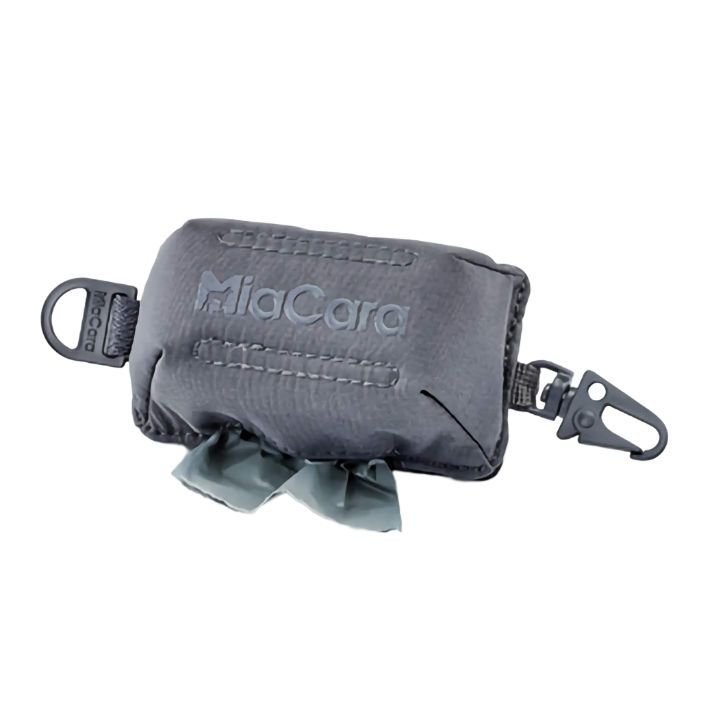 grey poop bag holder