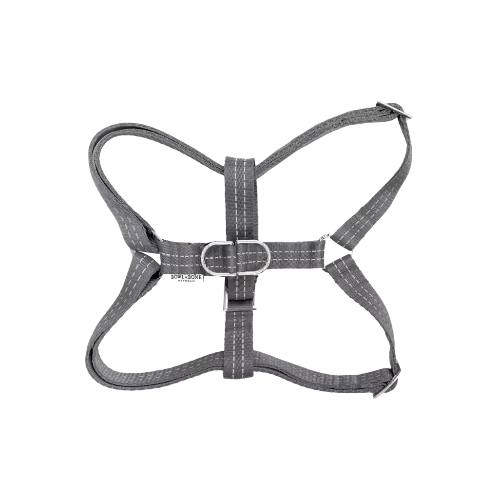 dog harness grey