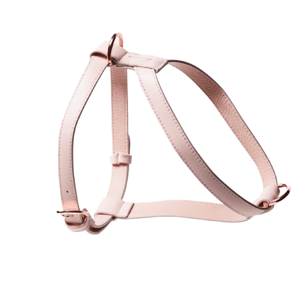 pink dog harness