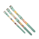 Turquoise and New York Design Dog Collar