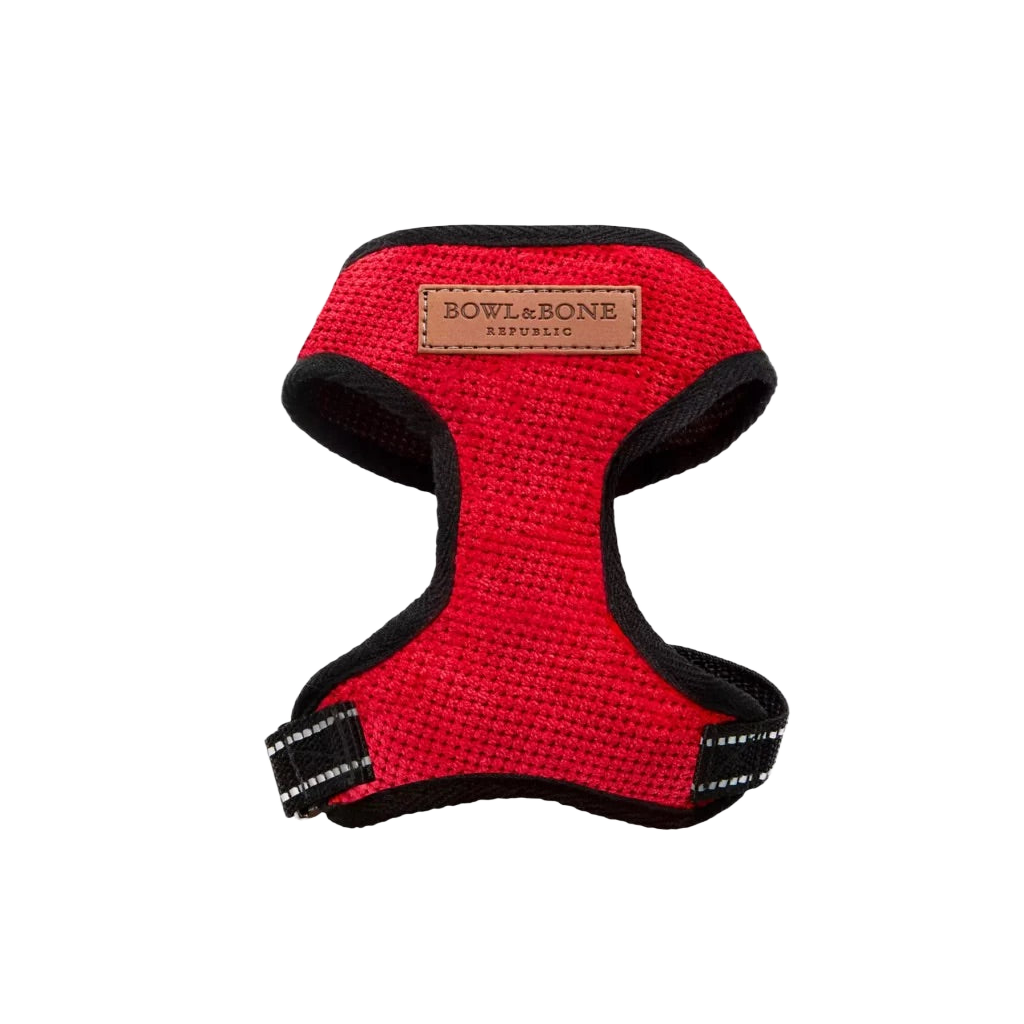 dog harness red 