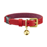 Leather cat collar