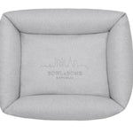 Gray with 'Bowl & Bone' branding on a white background