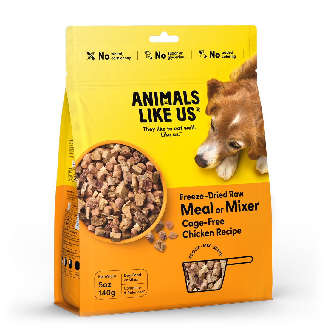 Animals Like Us Meal Mixer Cage-Free Chicken