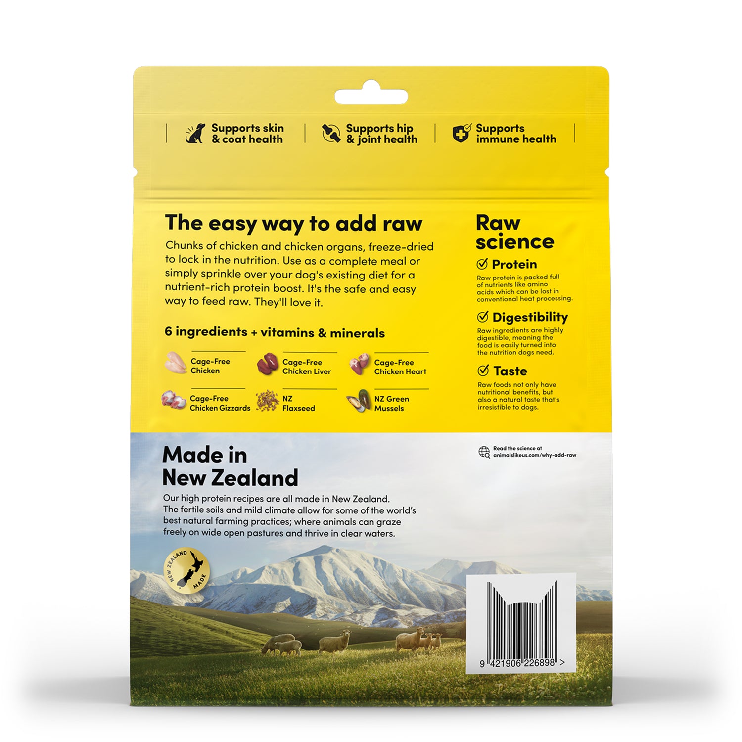 Animals Like Us Meal Mixer Cage-Free Chicken