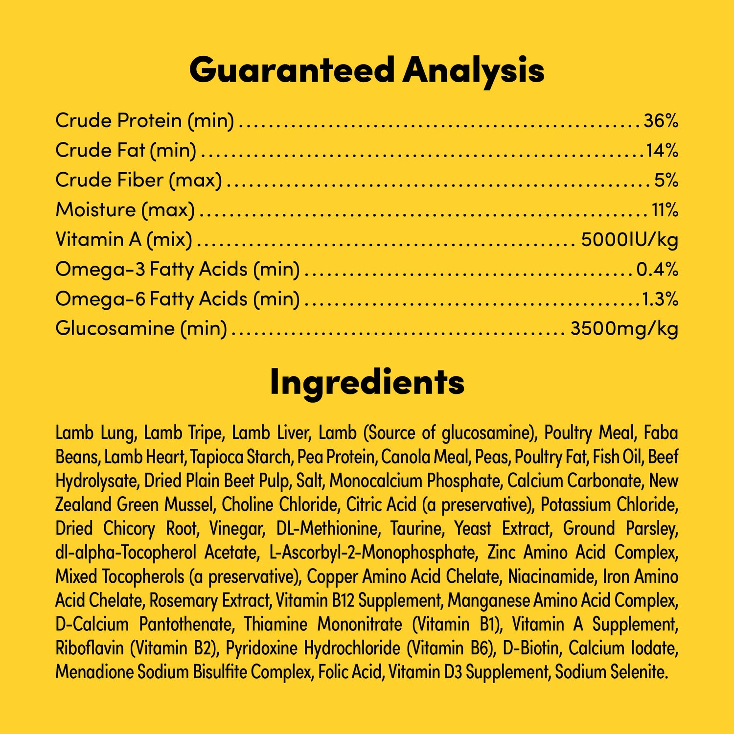 Animals Like Us Raw Mix 50 Lamb Dog Food