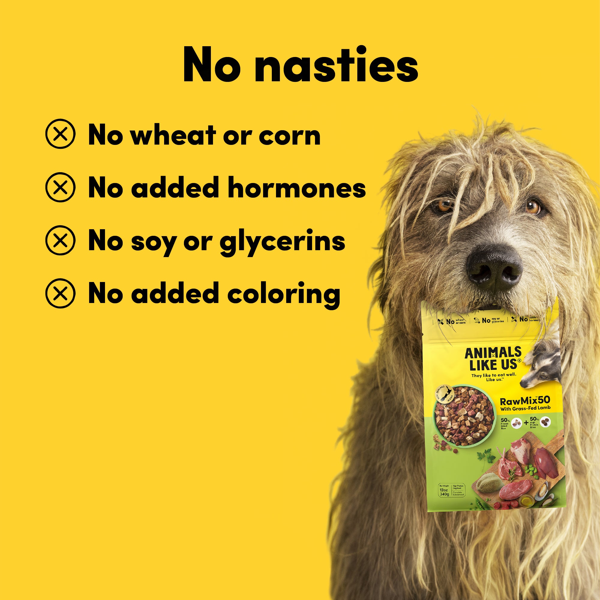 Animals Like Us Raw Mix 50 Dog Food