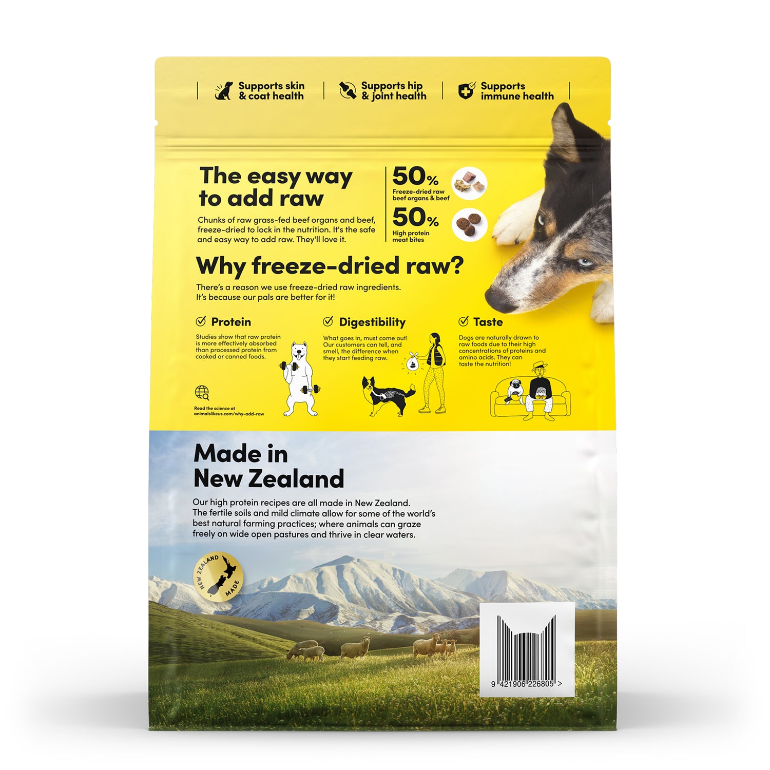 Animals Like Us Raw Mix 50 Grass-Fed Beef