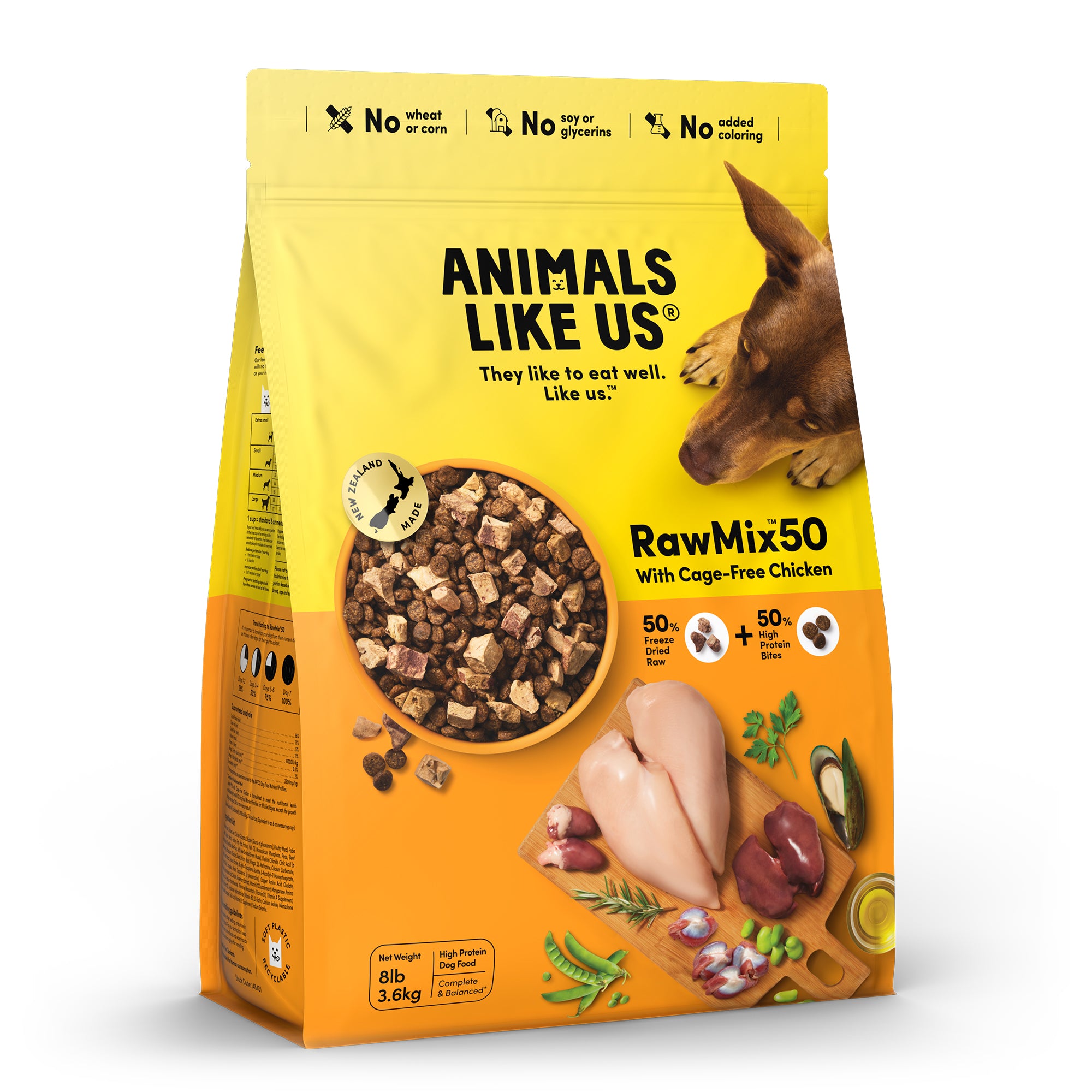 Animals Like Us Raw Mix 50 Cage-Free 