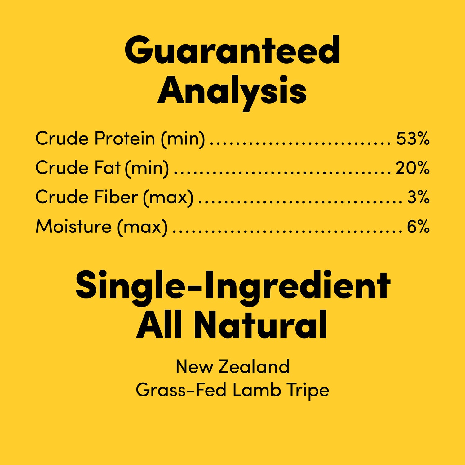 Animals Like Us Grass-Fed Lamb Tripe Freeze-Dried Raw Dog Treats