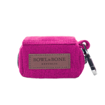 pink poop bag holder