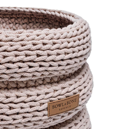 Ring Basket For Dog Toys - Beige