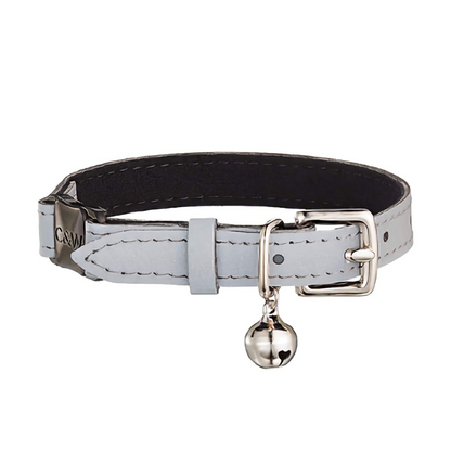 Lumino Lux - Metallic Silver Reflective Cat Collar