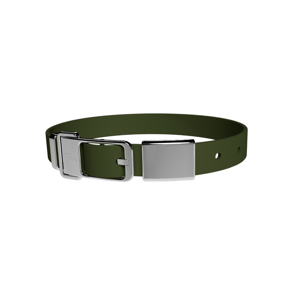 Frank Green Dog Collar - Khaki Green 
