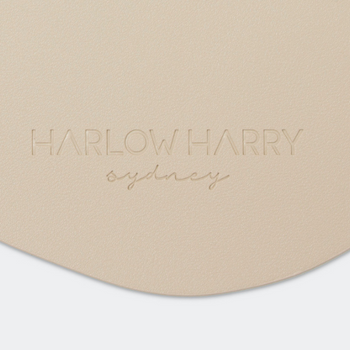 Harlow Harry Eggshell Placemat