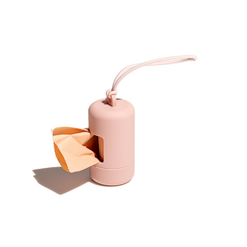 Wild One Poop Bag Carrier Blush
