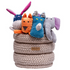 Bowl&Bone Republic Ring Dog Toy Basket Beige