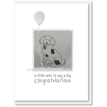 i Candy Congratulations Dog Card