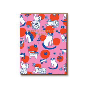 Carolyn Suzuki Catpals Birthday card