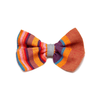 Hiro + Wolf Coastal Kikoy Dog Bow Tie