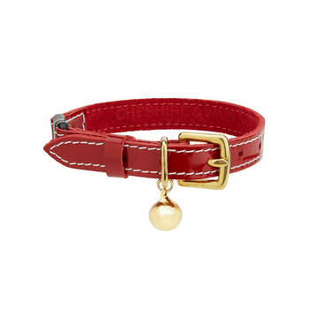 Cheshire &amp; Wain Rudolph Patent Red Cat Collar