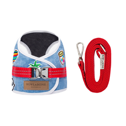Denim Dog Harness THE GOOD PET HOME The Good Pet Home