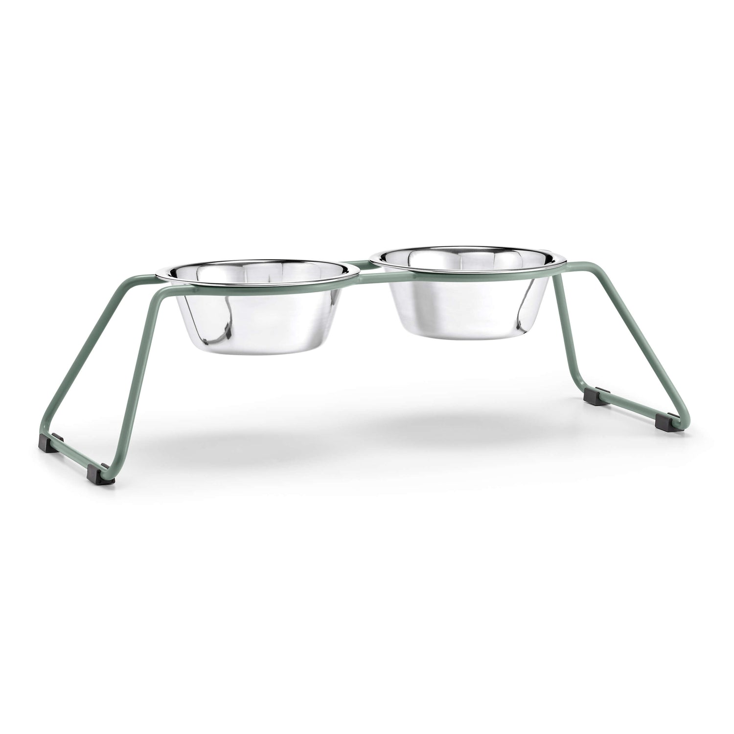 MiaCara Cena Dog Feeder Dusty Green available at The Good Pet Home