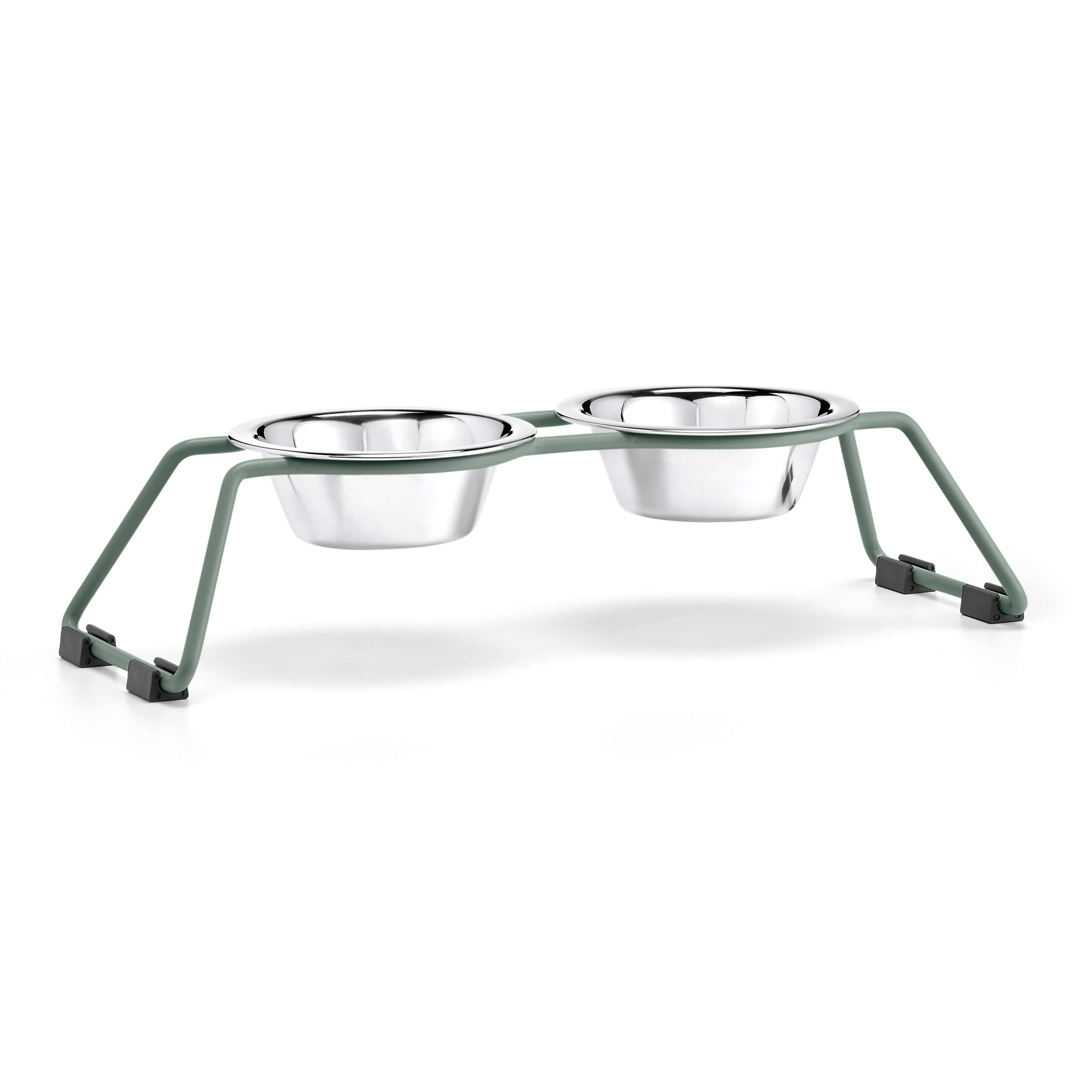 MiaCara Cena Dog Feeder Dusty Green available at The Good Pet Home