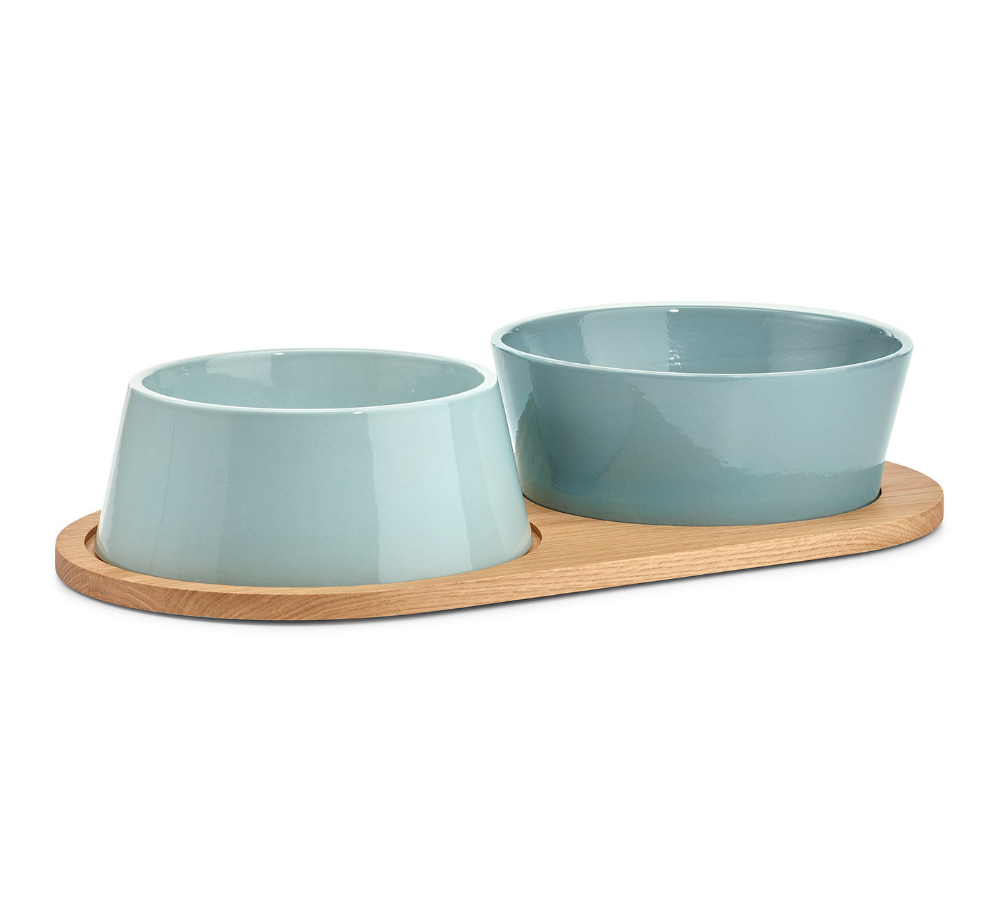 MiaCara Doppio Dog Bowl Set - Pine