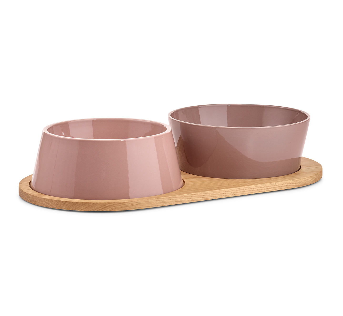 MiaCara Doppio Dog Bowl Set - Berry