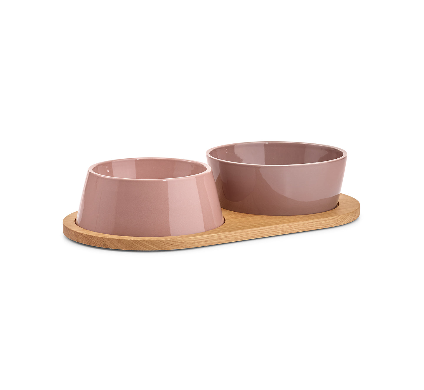 MiaCara Doppio Dog Bowl Set - Berry